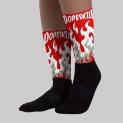 FIRE Sublimated Socks Match Fire Red 3s 6 FIRE Sublimated Socks Match Fire Red 3s -Dopeskill Brand chan 2 337e6776 0d49 4321 97d1 e36ee86204c4