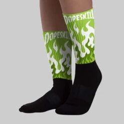 FIRE Sublimated Socks Match Dunk Low 'Chlorophyll' -Dopeskill Brand chan 2 afec8285 5c24 4673 820b 6d41008c296a