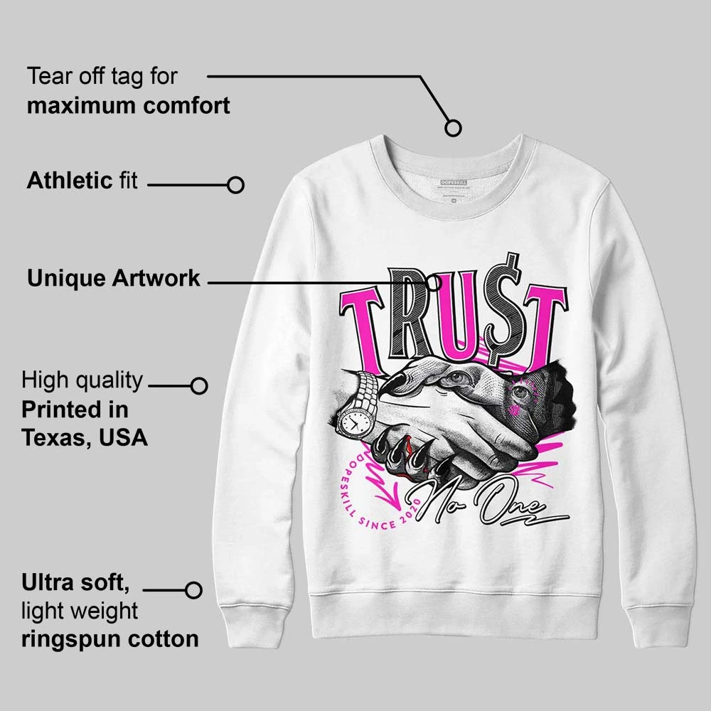 Dunk Low Active Fuchsia DopeSkill Sweatshirt Trust No One Graphic 3 Dunk Low Active Fuchsia DopeSkill Sweatshirt Trust No One Graphic - Image 3