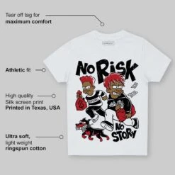 Bred 11s DopeSkill Toddler Kids T-shirt No Risk No Story Graphic -Dopeskill Brand mot 4de536d1 8c60 4b26 8dc9 3456bfb423bd