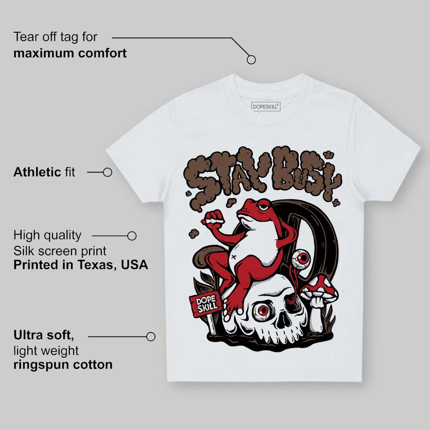 Olive 9s DopeSkill Toddler Kids T-shirt Stay Busy Graphic 3 Olive 9s DopeSkill Toddler Kids T-shirt Stay Busy Graphic - Image 3