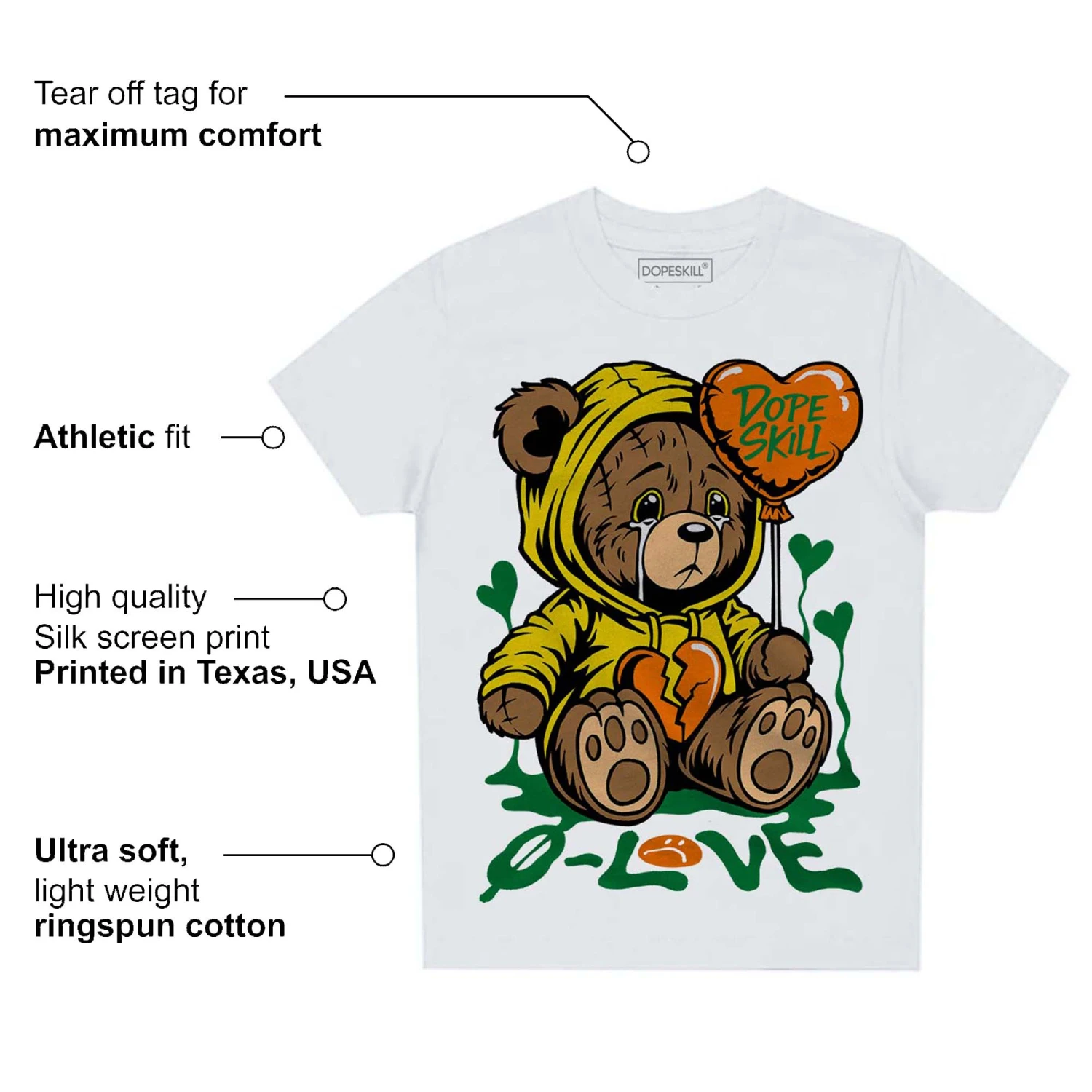 Dunk Reverse Brazil DopeSkill Toddler Kids T-shirt Broken Bear Graphic 5 Dunk Reverse Brazil DopeSkill Toddler Kids T-shirt Broken Bear Graphic - Image 5
