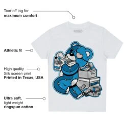 Military Blue 4s DopeSkill Toddler Kids T-shirt Bear Steals Sneaker Graphic -Dopeskill Brand mota 04e8b72e 7928 48ed 95fa 40ac2979f7eb