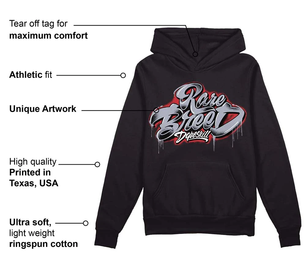 Bred Reimagined 4s DopeSkill Hoodie Sweatshirt Rare Breed Type Graphic 3 Bred Reimagined 4s DopeSkill Hoodie Sweatshirt Rare Breed Type Graphic - Image 3