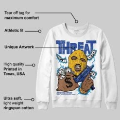 Royal Blue Collection DopeSkill Sweatshirt Under Threat Graphic -Dopeskill Brand mota 3067060c 1e4d 42b8 915f bec53d958f6e