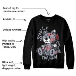 Bred Reimagined 4s DopeSkill Sweatshirt Smile Through The Pain Graphic -Dopeskill Brand mota 39cd3ce5 d35b 4799 8aa0 3f4e9ebeb649