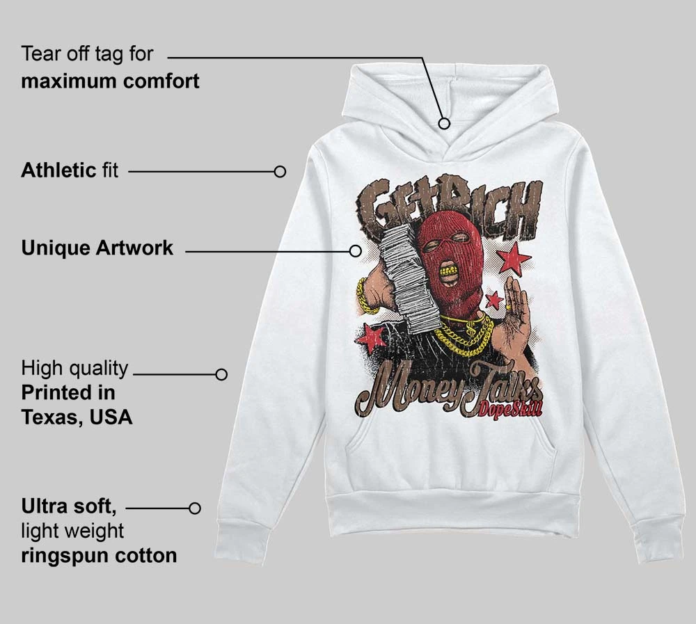 Olive 9s DopeSkill Hoodie Sweatshirt Get Rich Graphic 3 Olive 9s DopeSkill Hoodie Sweatshirt Get Rich Graphic - Image 3