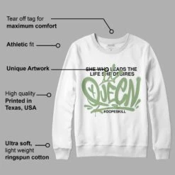 Seafoam 4s DopeSkill Sweatshirt Queen Graphic -Dopeskill Brand mota 4b67ac6e 1dfc 4ddf 9e23 09883f233d34