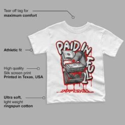 Cherry 11s DopeSkill Toddler Kids T-shirt Paid In Full Graphic -Dopeskill Brand mota 535740d4 5601 4bc6 b7e9 411925380515