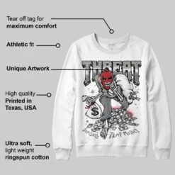 Cool Grey 9s DopeSkill Sweatshirt Threat Graphic -Dopeskill Brand mota 5e43d1a7 51a8 400f 8840 7046f4af8e60