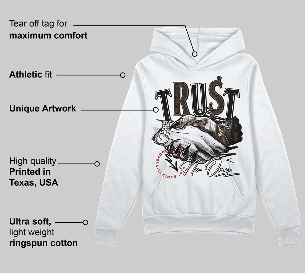 Olive 9s DopeSkill Hoodie Sweatshirt Trust No One Graphic 3 Olive 9s DopeSkill Hoodie Sweatshirt Trust No One Graphic - Image 3