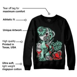 Green Glow 3s DopeSkill Sweatshirt Broken Heart Graphic -Dopeskill Brand mota 811acfc6 9891 4563 a622 51075b64b214