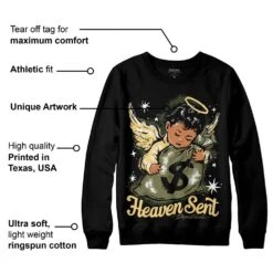 Craft Olive 4s DopeSkill Sweatshirt Heaven Sent Graphic -Dopeskill Brand mota b102546c 3cbd 49e3 808e 19715c9b4c13