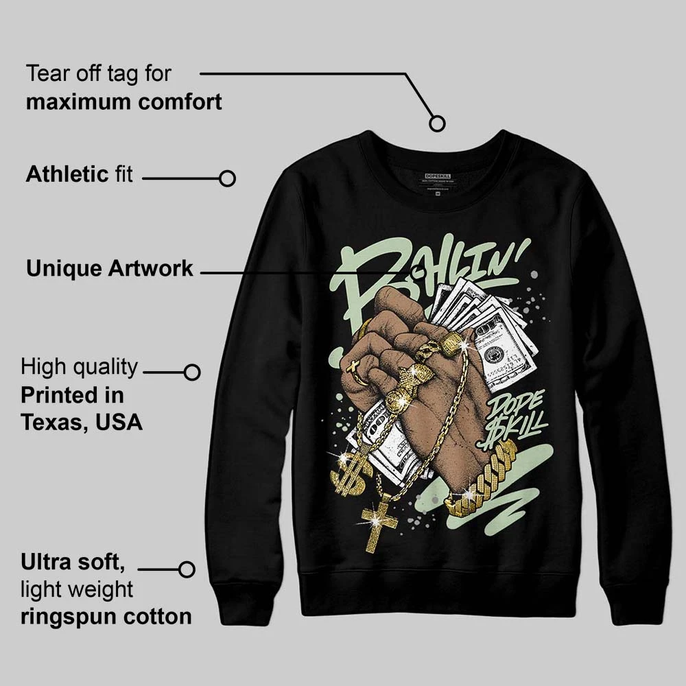 Seafoam 4s 2025 DopeSkill Sweatshirt Always Ballin' Graphic 3 Seafoam 4s 2025 DopeSkill Sweatshirt Always Ballin' Graphic - Image 3