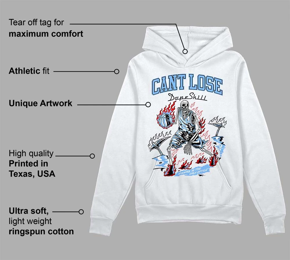 Powder Blue 9s DopeSkill Hoodie Sweatshirt Cant Lose Graphic 3 Powder Blue 9s DopeSkill Hoodie Sweatshirt Cant Lose Graphic - Image 3