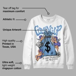 University Blue 5s DopeSkill Sweatshirt Money Bag Coming Up Graphic -Dopeskill Brand mota f8e4e6b2 e7f2 416e b49b 2326f2a0d90c