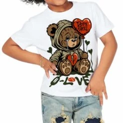 Olive Collection DopeSkill Toddler Kids T-shirt Broken Bear Graphic -Dopeskill Brand n 34768b97 dca7 43e0 8044 d351b52ce1dd