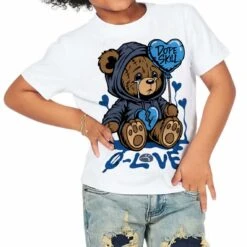 Diffused Blue 11s DopeSkill Toddler Kids T-shirt Broken Bear Graphic -Dopeskill Brand n 39e8bfa0 a917 4ff0 a0f4 b7fe8d6df4eb