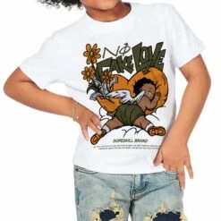 Olive 5s DopeSkill Toddler Kids T-shirt No Fake Love Graphic -Dopeskill Brand n 4d4a7fcd ae6a 4a45 ac17 4248b08a0242