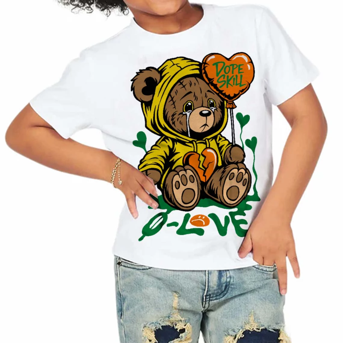 Dunk Reverse Brazil DopeSkill Toddler Kids T-shirt Broken Bear Graphic 3 Dunk Reverse Brazil DopeSkill Toddler Kids T-shirt Broken Bear Graphic - Image 3