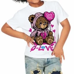 Triple Pink Dunk DopeSkill Toddler Kids T-shirt Broken Bear Graphic -Dopeskill Brand n bef18099 0f6b 4955 a280 0cb94aacc5c3