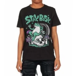 Green Glow 3s DopeSkill Toddler Kids T-shirt Stay Busy Graphic -Dopeskill Brand nam 6f1d126d 36f7 4200 aace ccf5da702f10