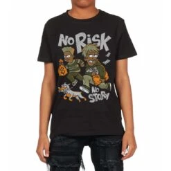 Olive 5s DopeSkill Toddler Kids T-shirt No Risk No Story Graphic -Dopeskill Brand nam 75215fb1 2cdc 4dc1 b2e0 7189f74e3edc