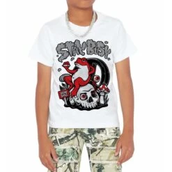 White Thunder 4s DopeSkill Toddler Kids T-shirt Stay Busy Graphic -Dopeskill Brand nam 8ad9b36a f048 40d6 9161 8a1071bdeb07