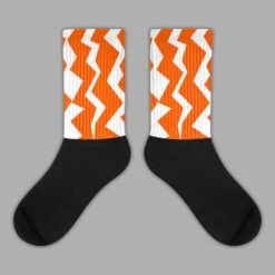 Orange Milk DopeSkill Sublimated Socks ZicZac Graphic