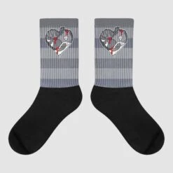Stealth 14s DopeSkill Sublimated Socks Horizontal Stripes Graphic