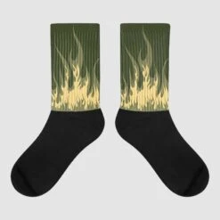 Craft Olive 4s DopeSkill Sublimated Socks FIRE Graphic