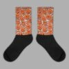 Georgia Peach 3s DopeSkill Sublimated Socks Slime Graphic