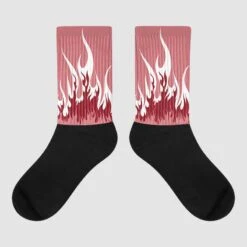 Valentine's Day Collection DopeSkill Sublimated Socks FIRE Graphic