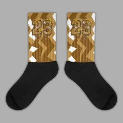 Wheat 13s DopeSkill Sublimated Socks ZicZac Graphic