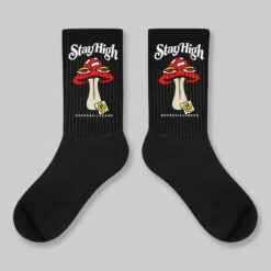 Black And White Collection DopeSkill Sublimated Socks Stay High Graphic