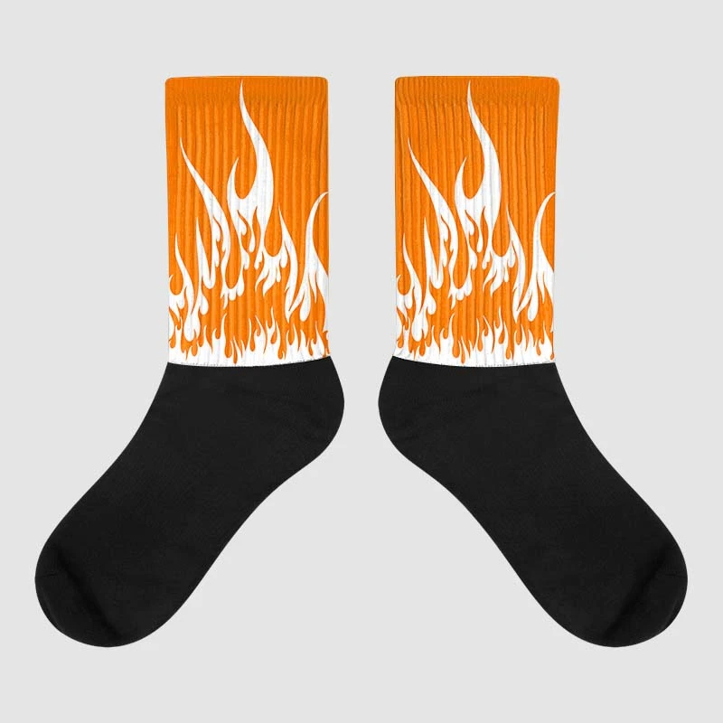 Dunk Low Magma Orange DopeSkill Sublimated Socks FIRE Graphic 1 Dunk Low Magma Orange DopeSkill Sublimated Socks FIRE Graphic