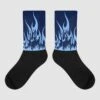 Midnight Navy 5s DopeSkill Sublimated Socks FIRE Graphic