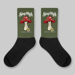 Olive Collection DopeSkill Sublimated Socks Stay High Graphic
