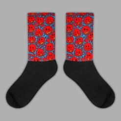 Fruity Pebbles Dunks Sublimated Socks Slime Graphic