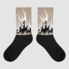Latte 1s DopeSkill Sublimated Socks FIRE Graphic